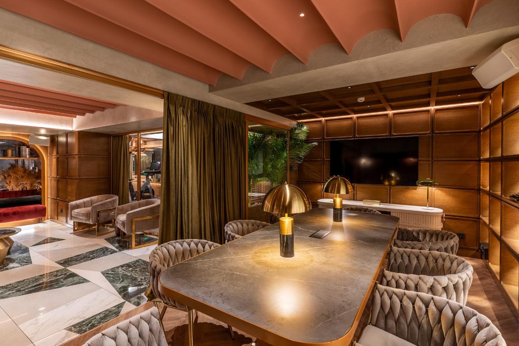 Hotel Gatsby Atény Exteriér fotografie The interior of the lounge